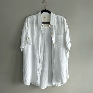 Wilfred Era Linen Shirt - small